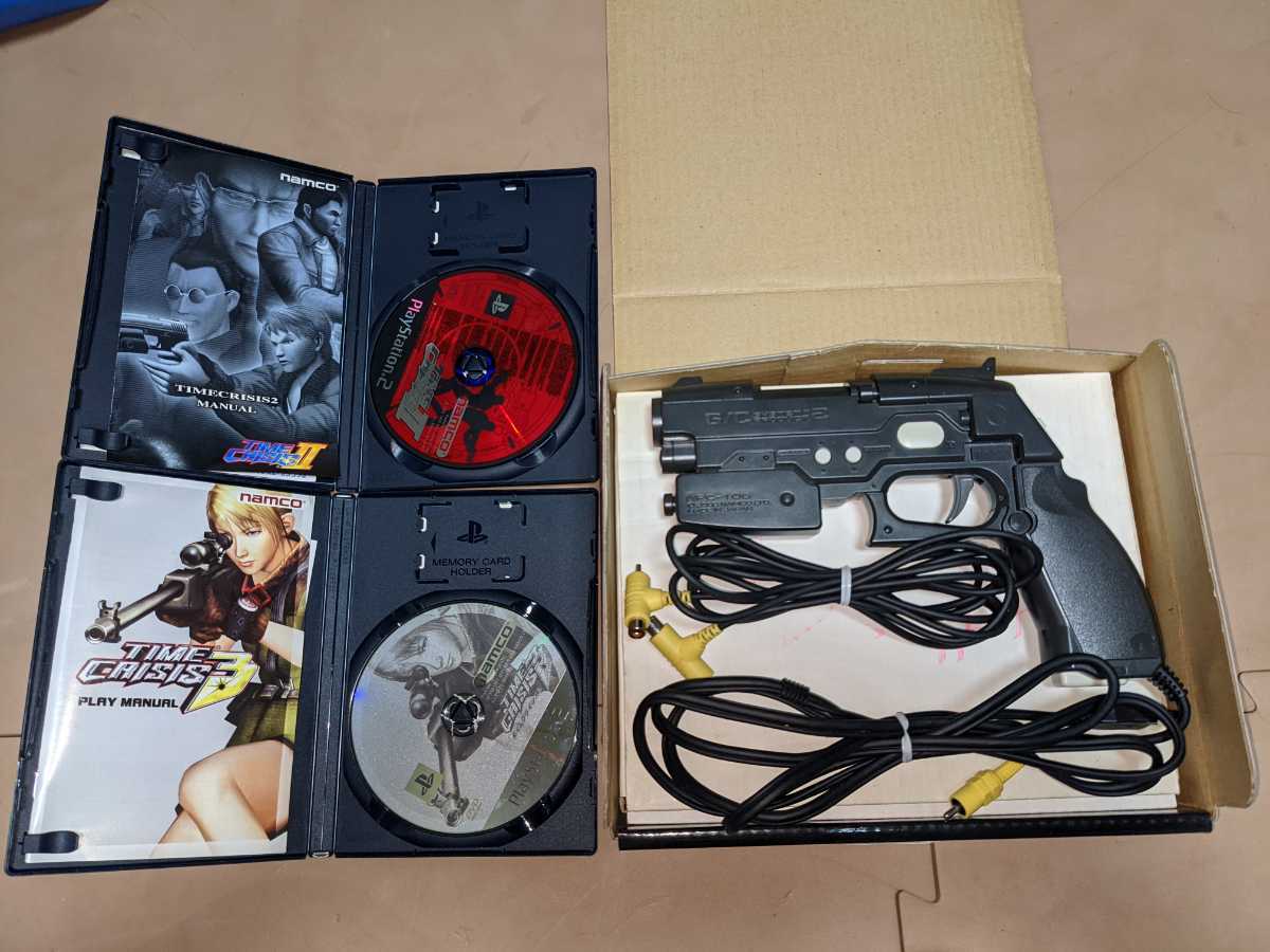 タイムクライシス2 ガンコン2同梱版 タイムクライシス3セット プレイステーション2 シューティング 売買されたオークション情報 Yahooの商品情報をアーカイブ公開 オークファン Aucfan Com