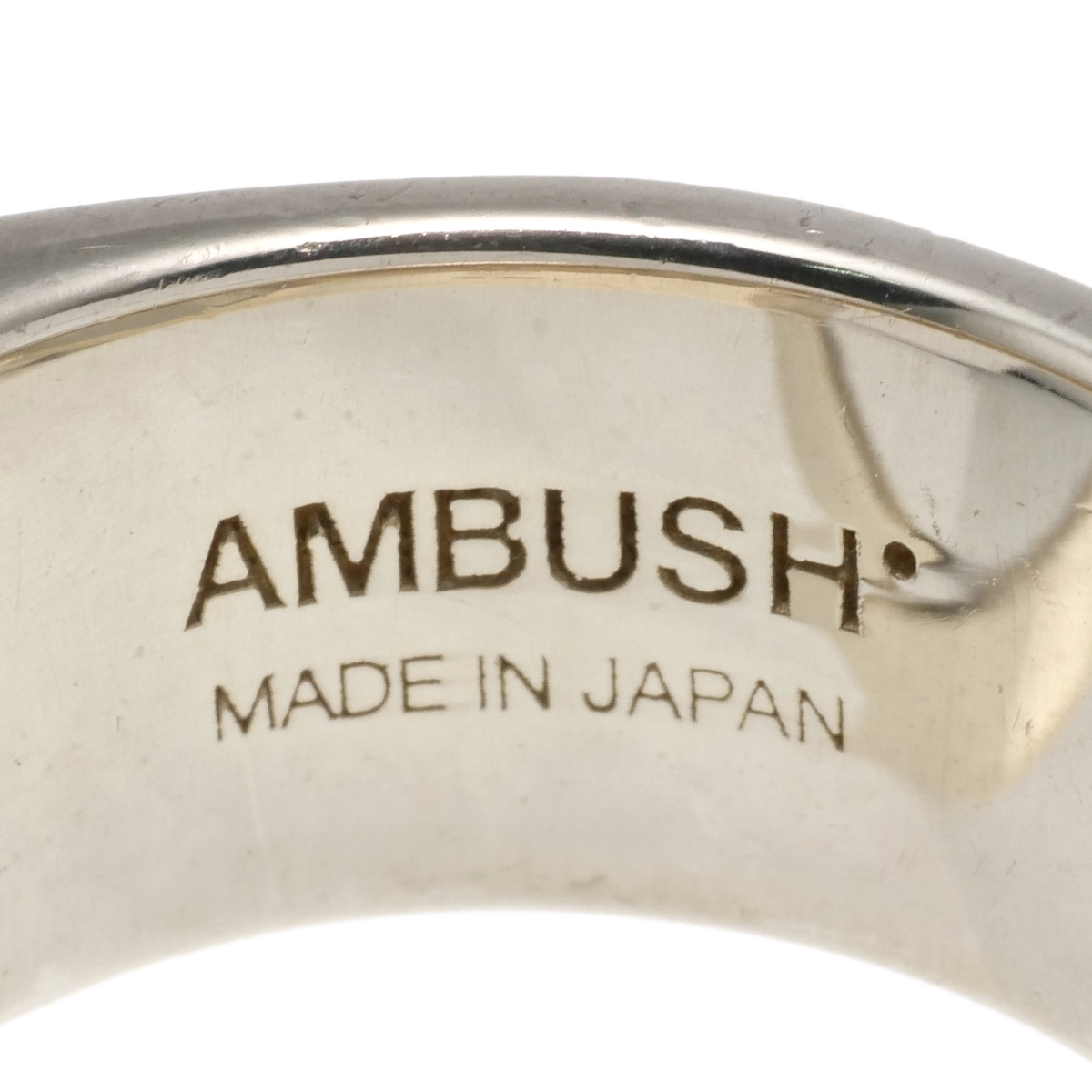 AMBUSH アンブッシュ ダイヤシルバーリング SV925 20号(XL) 14g 中古AB 