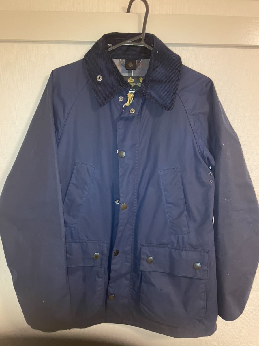 数回着用】バブアーBarbour ビデイルBEDAIL SL インディゴブルー 