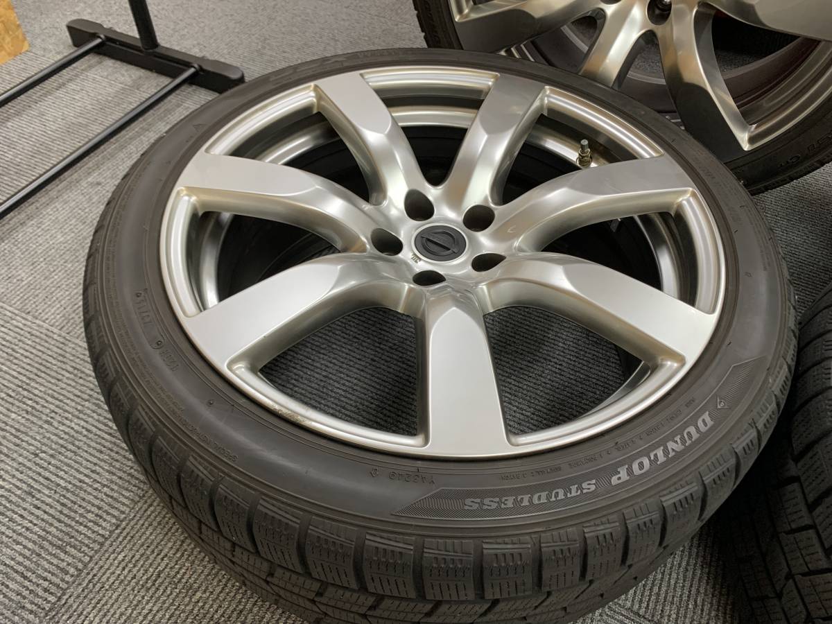 R35 GT-R 前期 純正ホイールRAYS【シルバー】+タイヤ 4本セット（9.5J 