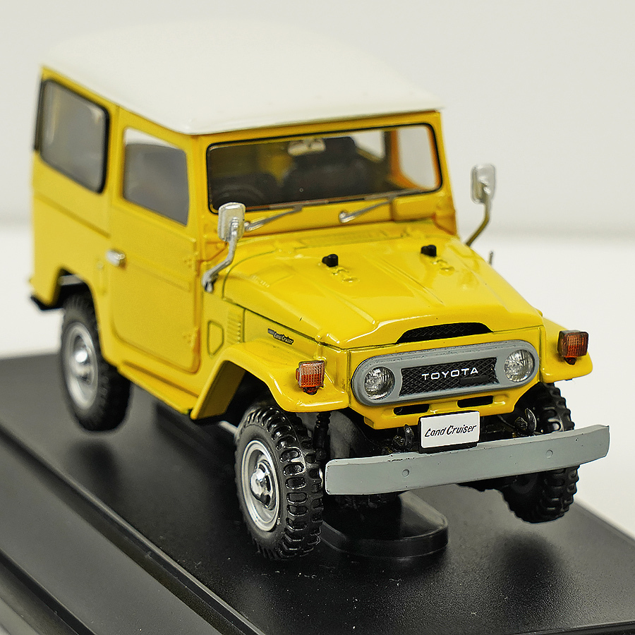 EBBRO エブロ 1/43 トヨタ ランドクルーザー FJ40V グリーン イエロー