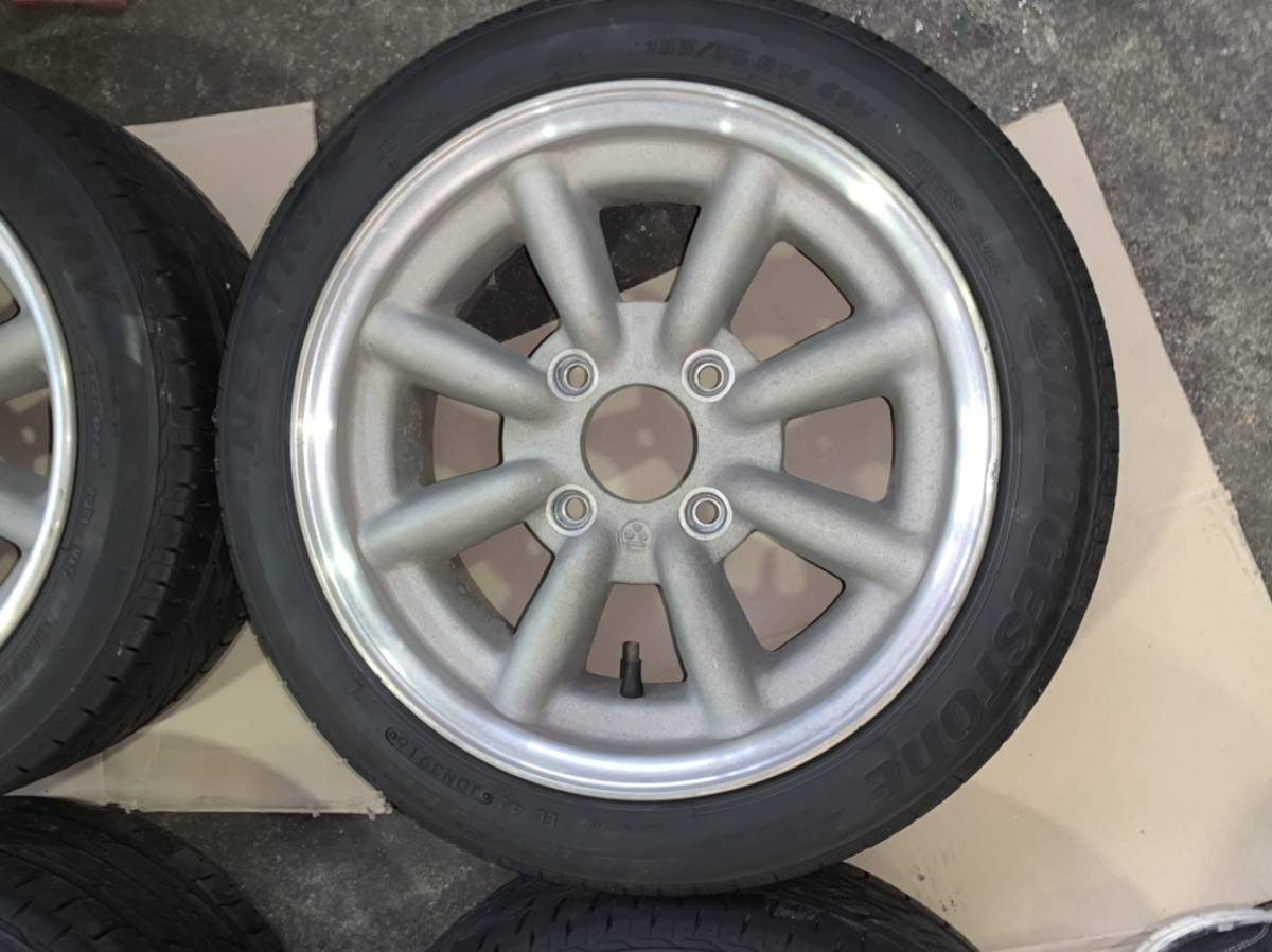 売切り】ワタナベ 14インチホイール 6J+22 4穴 PCD114.3 4本