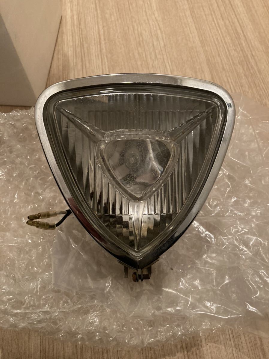 得価，大人気 トライアングルヘッドライト SR400 W650