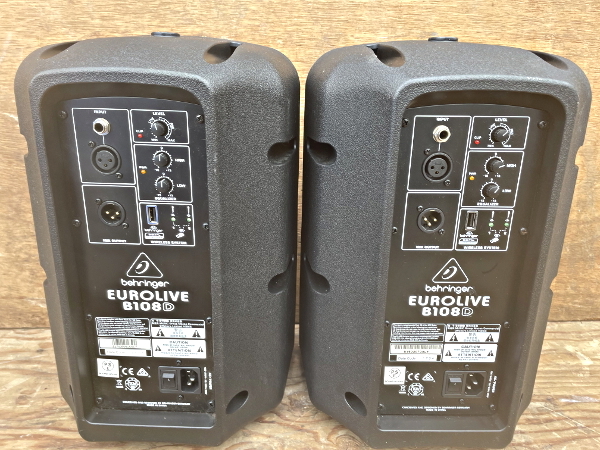 状態良好 behringer EUROLIVE B108D パワードスピーカー ベリンガー 2