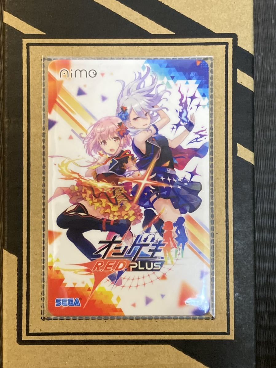 送料込☆オンゲキ R.E.D☆キービジュアルポスター＆Aimeカードセット