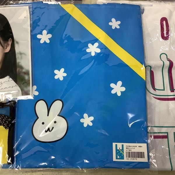 1円～ 乃木坂46 山下美月 2022年 福袋 個別エコバック 個別クッション