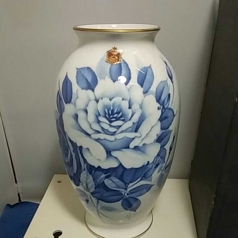 ナルミ金彩ゴールド花瓶壺フラワーベース高さ24cm ナルミ金彩ゴールド