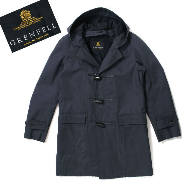 爆買い，人気セール GRENFELL ダメージリペア加工コットンダッフルコート size36 チャコールグレー グレンフェル イングランド製 英国製(Mサイズ)｜売買されたオークション情報、yahooの商品情報をアーカイブ公開 - Mサイズ