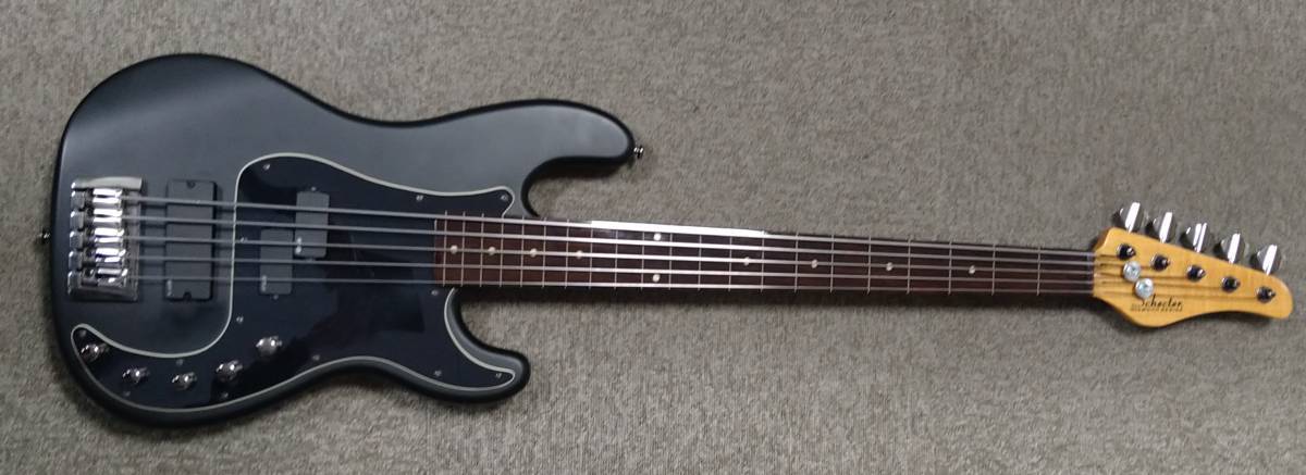 SCHECTER AD DIAMOND フレットレス 5弦ベース PJ EMG 送料無料(エレキ 