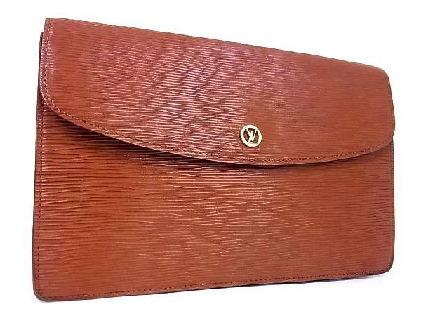 1円 ■美品■ LOUIS VUITTON ルイヴィトン M52663 エピ モンテーニュ23 クラッチバッグ セカンドバッグ 手持ち ケニアブラウン Z0433サk 1円 ルイヴィトン VUITTON 美品 M61930 M6845V