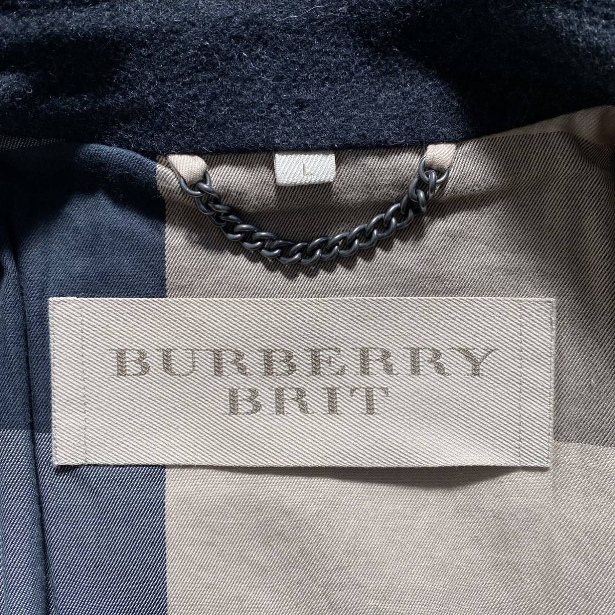 1円【極美品 圧巻のメガチェック】BURBERRY BRIT バーバリーブリット 