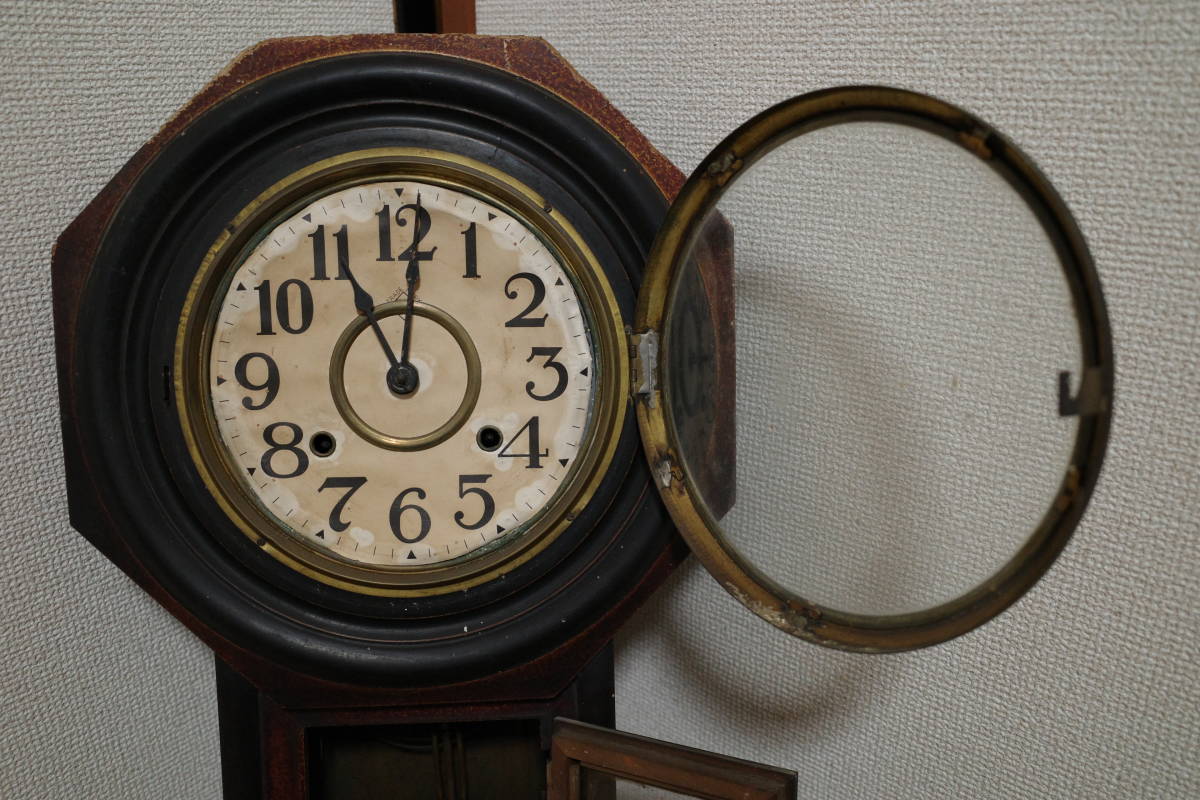 三工舎　ボンボン時計　振り子時計　柱時計　動作品　昭和レトロ 三工舎 ボンボン時計 振り子時計 柱時計 動作品 昭和レトロ - メルカリ