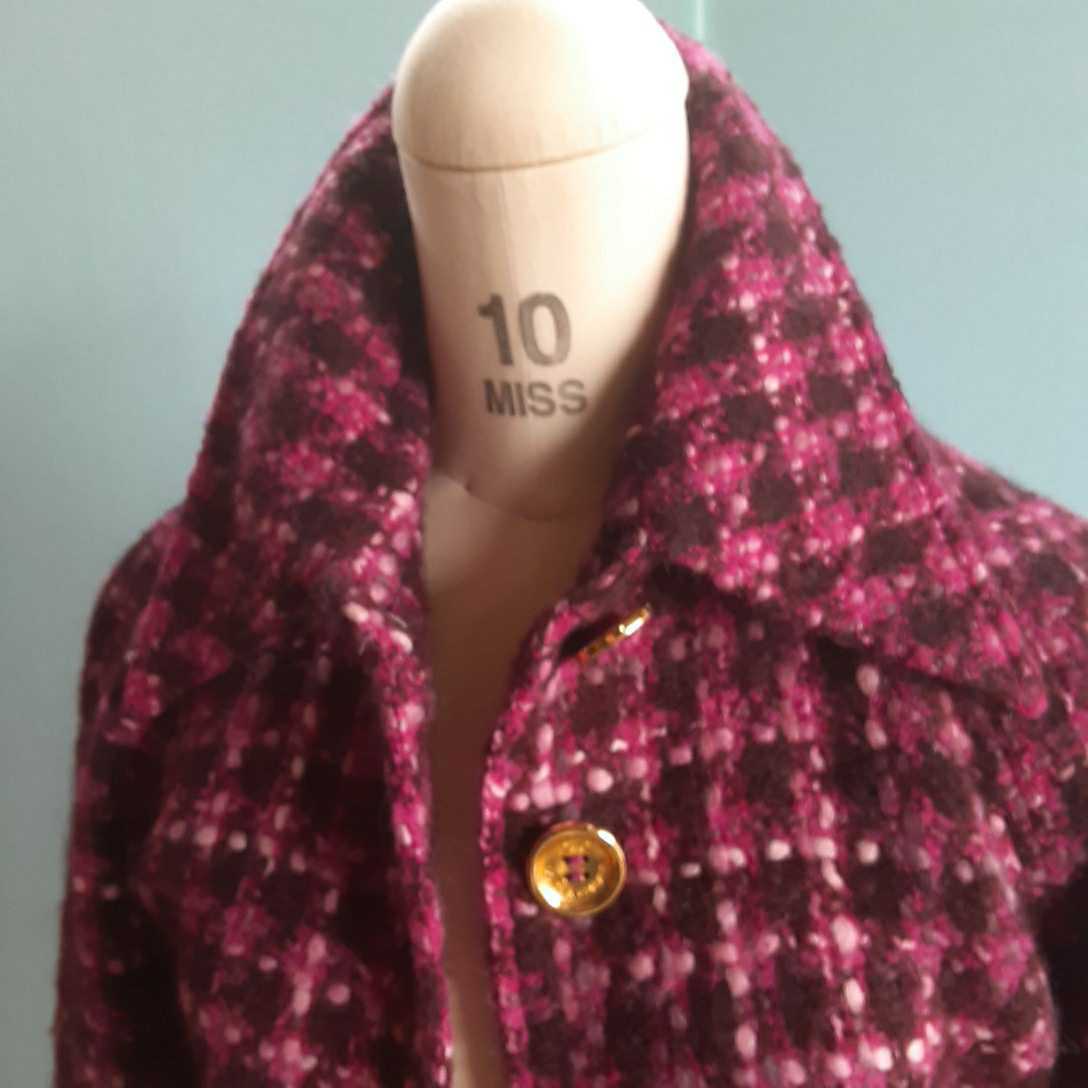 DOLCE&GABBANA ドルチェ＆ガッバーナ D&G コート ツィード ピンク 40