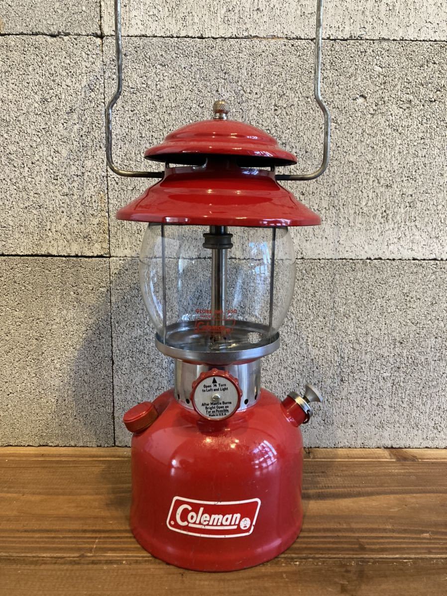 動作確認済み 1973年2月 ビンテージ コールマン ランタン 200A  