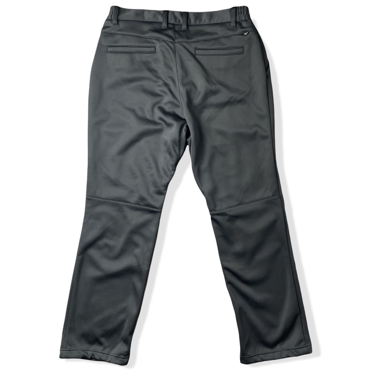 【美品】Mizuno GOLF ストレッチパンツ　ジャージ　メンズLL 黒　ミズノ　ゴルフウェア　スポーツウェア　ウエストフリー