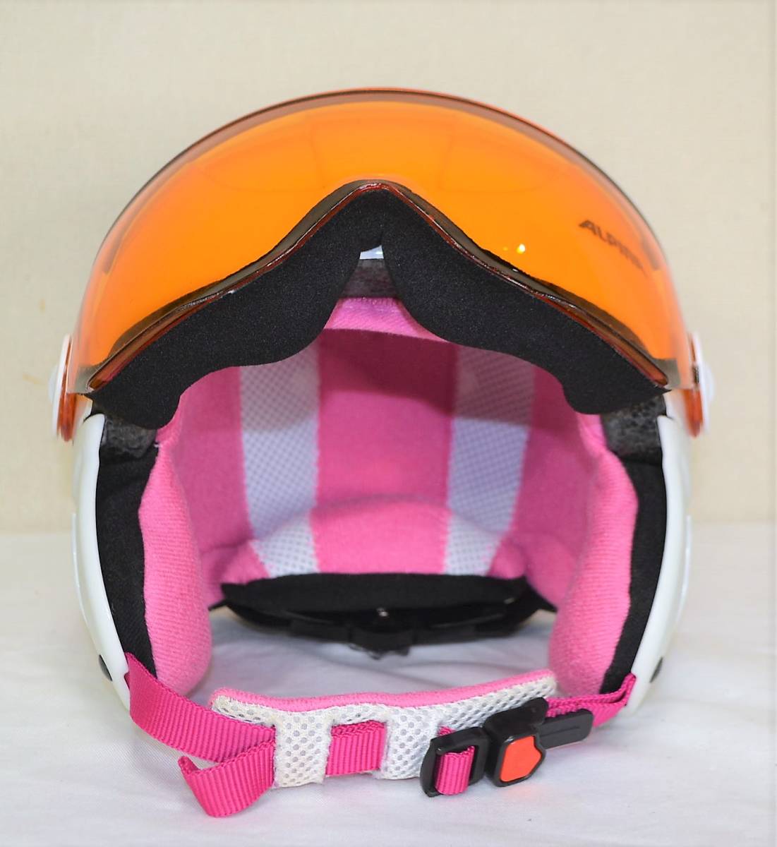54-58cm ALPINA CARAT VISOR アルピナ ヘルメット バイザー付き スキー