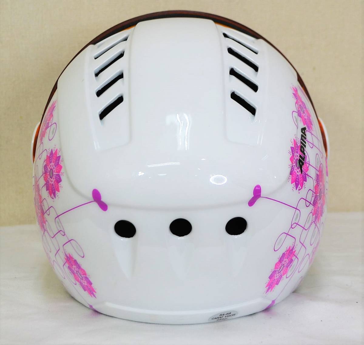 ALPINA CARAT VISOR フルフェイスヘルメット　54-58cm 54-58cm ALPINA CARAT VISOR アルピナ ヘルメット バイザー付き スキー