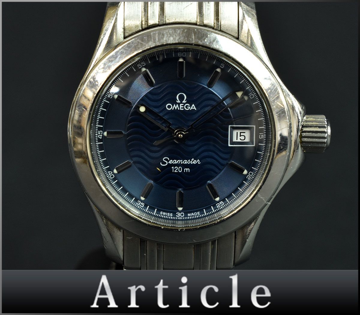 118698 OMEGA オメガ シーマスター 腕時計 デイト 日付 クォーツ SS 