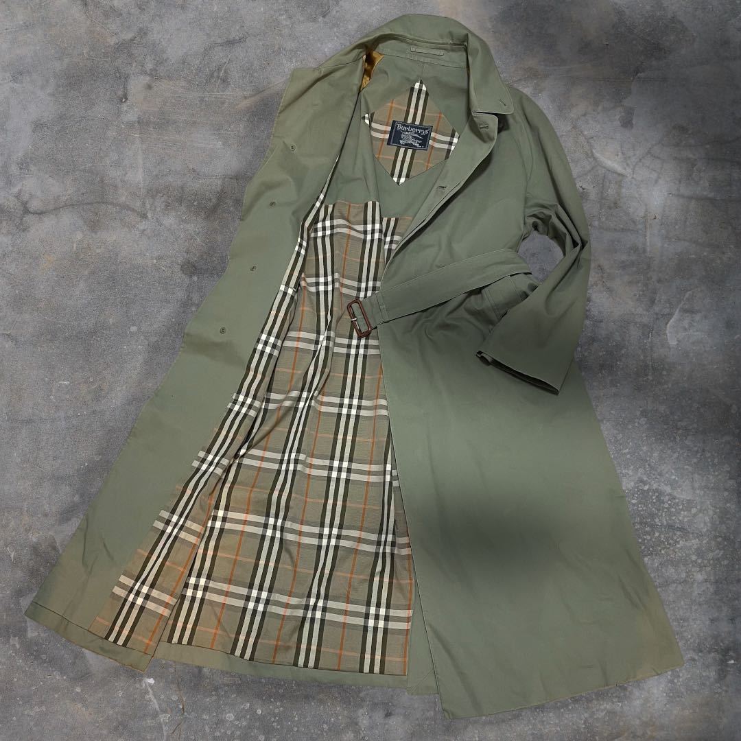 入手困難&超 BURBERRYS トレンチコート カーキ バーバリー XL位 漂う