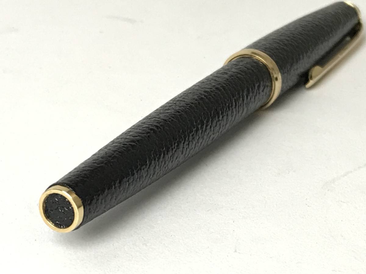プラチナ PLATINUM 万年筆 ネーム有 細字 ペン先 14k ブルーブラック 