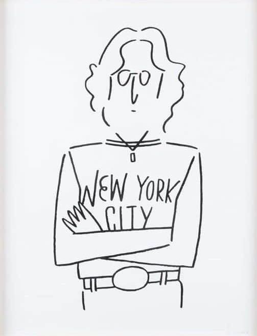 送料無料 新品 長場雄 'John Lennon' (2020) シルクスクリーン 版画