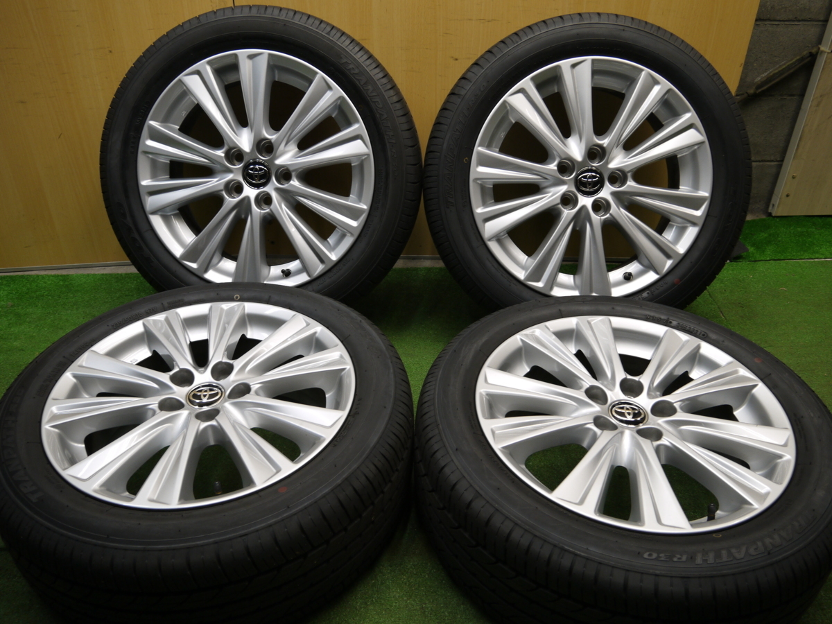 6月6日までの出品新車外し235/50R18 30 アルファード 純正2021年 新車外し！21年製☆トヨタ 30系 アルファード ヴェルファイア 純正 235