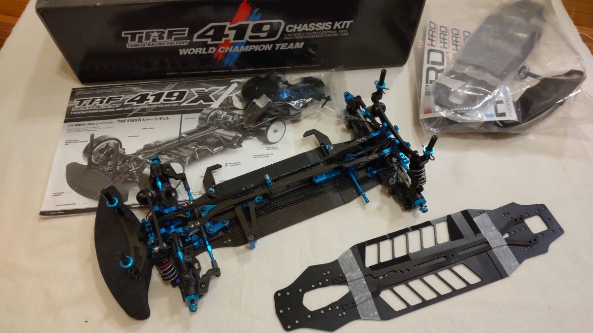 Tamiya TRF 419XR スペアシャーシ付き TAMIYA TRF 419XR シャシー