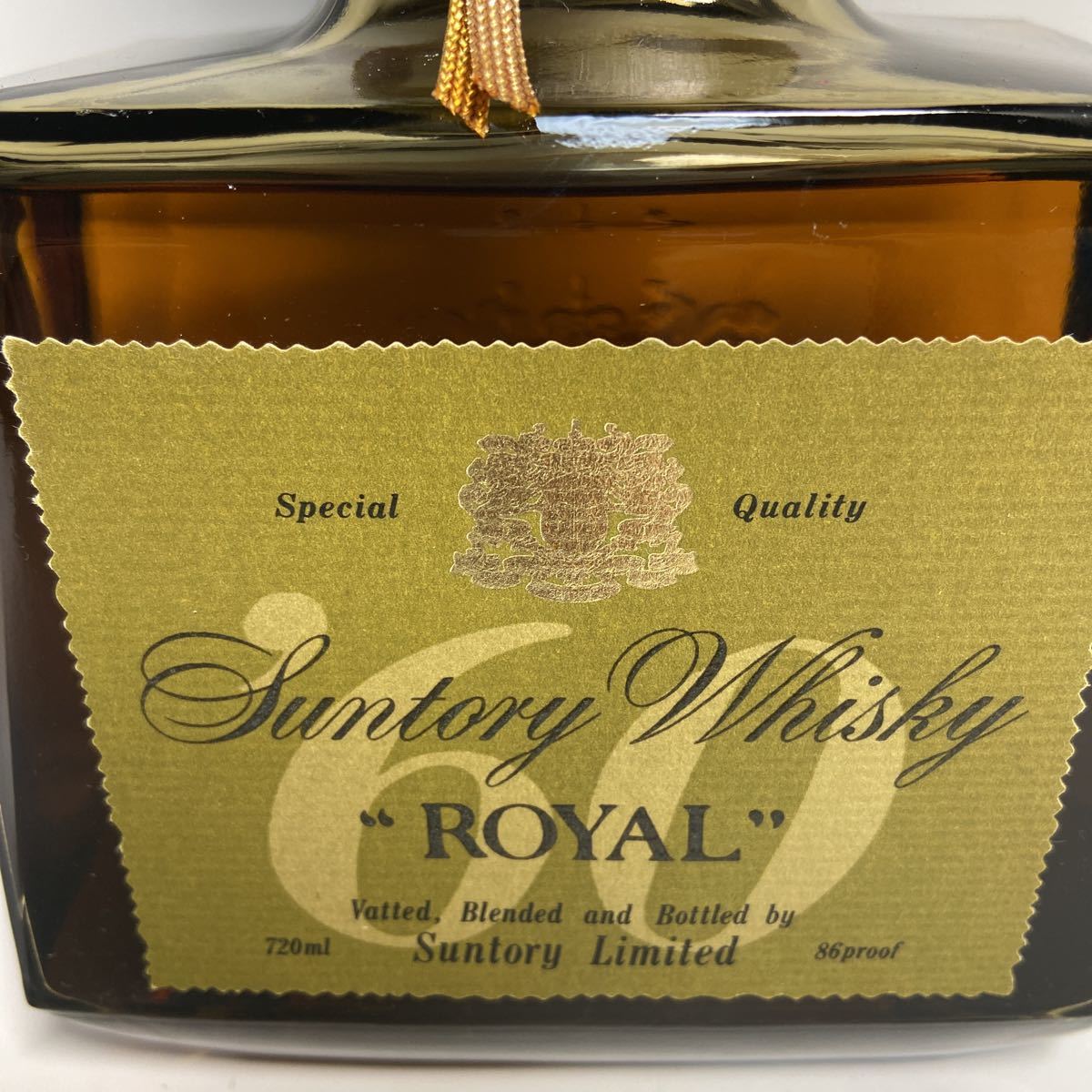 F-474 サントリー ローヤル 60 SUNTORY WHISKY ROYAL 720 国産
