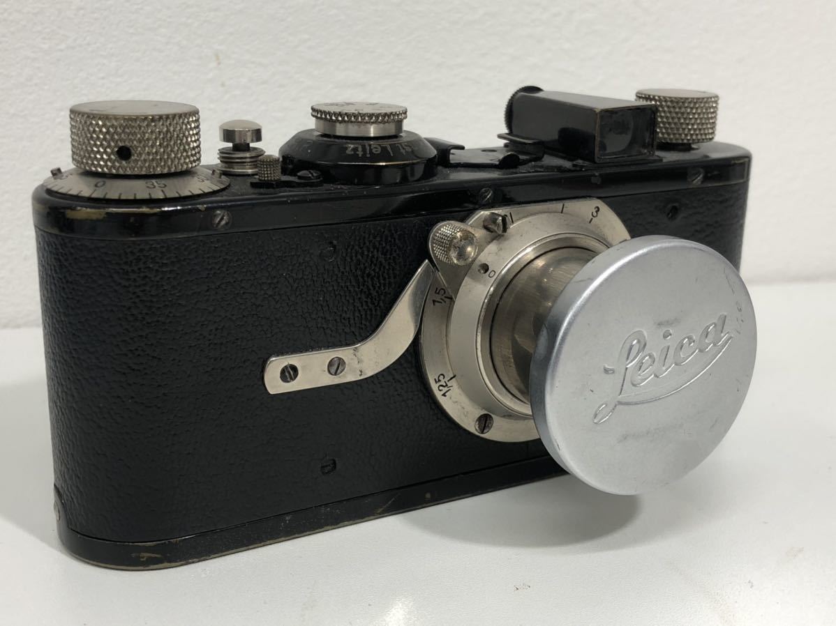 希少 ■ LEICA ライカ フィルムカメラ Ernst Leitz Wetzlar D.R.P レンズ Leitz Elmar 1:3.5 F=50mm