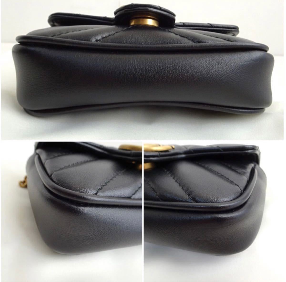 1円 未使用・超稀品 【最高級の逸品】GUCCI グッチ マーモント GG 金具 