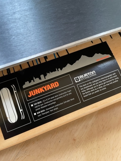 スノーデッキ BURTON JUNKYARD バートンburtonジャンクヤードjunkyard
