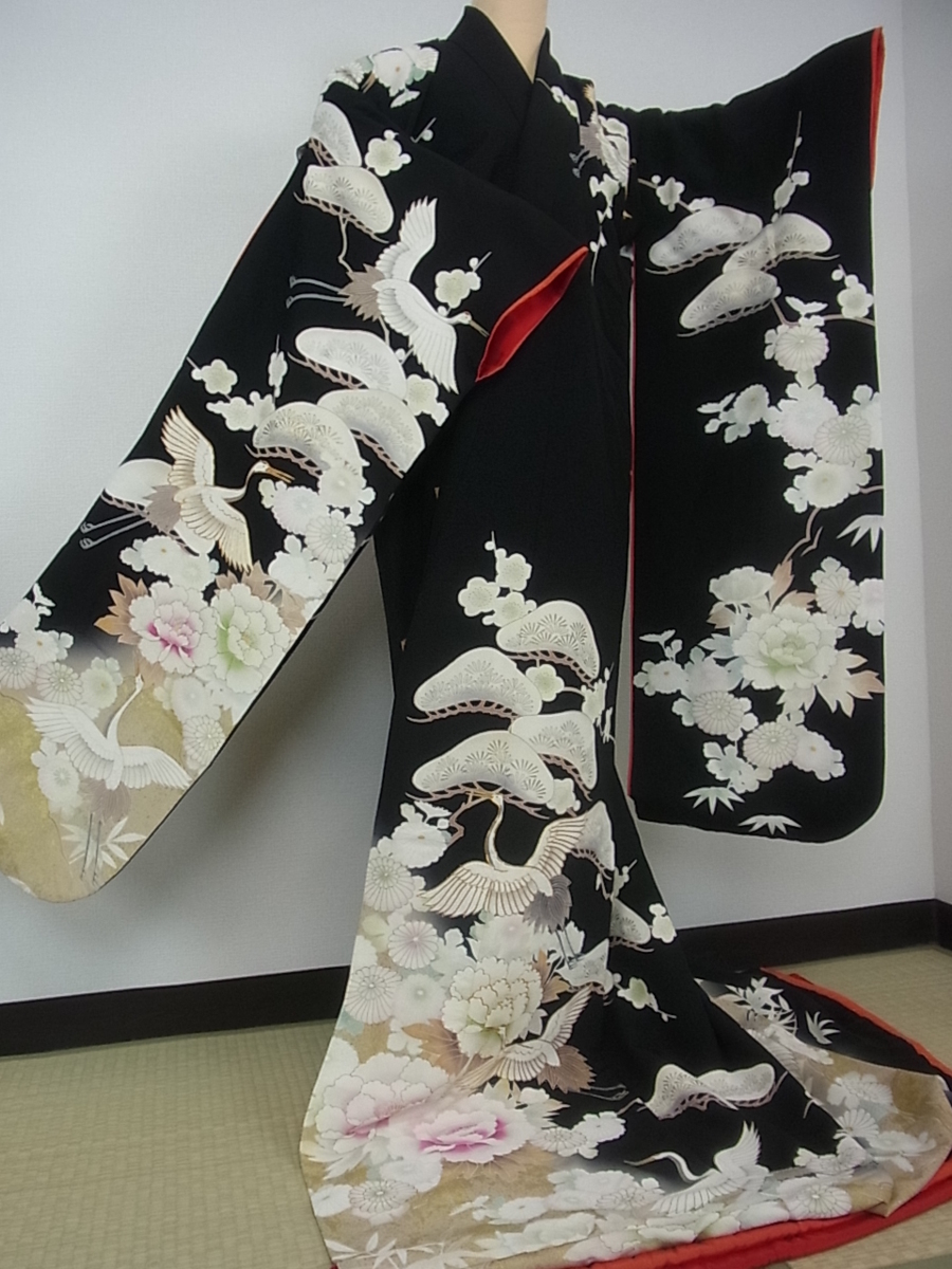 着物屋こころ□極上 お引きずり・お引き摺り 芸妓 舞妓 芸者 衣装 駒