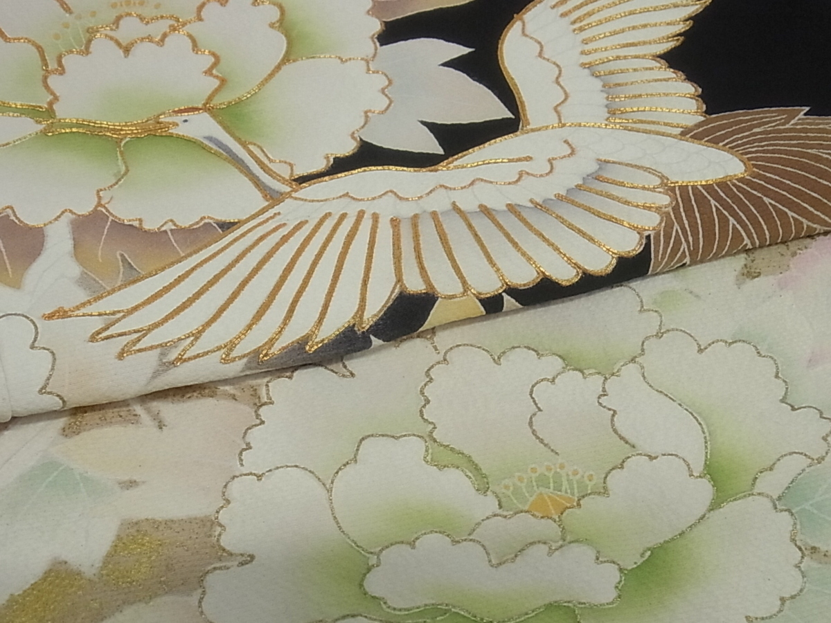 舞妓　お引き摺り(振袖) 着物屋こころ□極上 お引きずり・お引き摺り 芸妓 舞妓 芸者 衣装 駒
