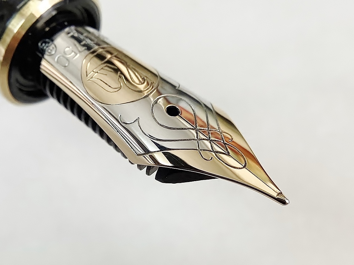 ペリカン M800 初期 PF刻印 緑縞 スーベレーン 万年筆 字幅 M ペリカン