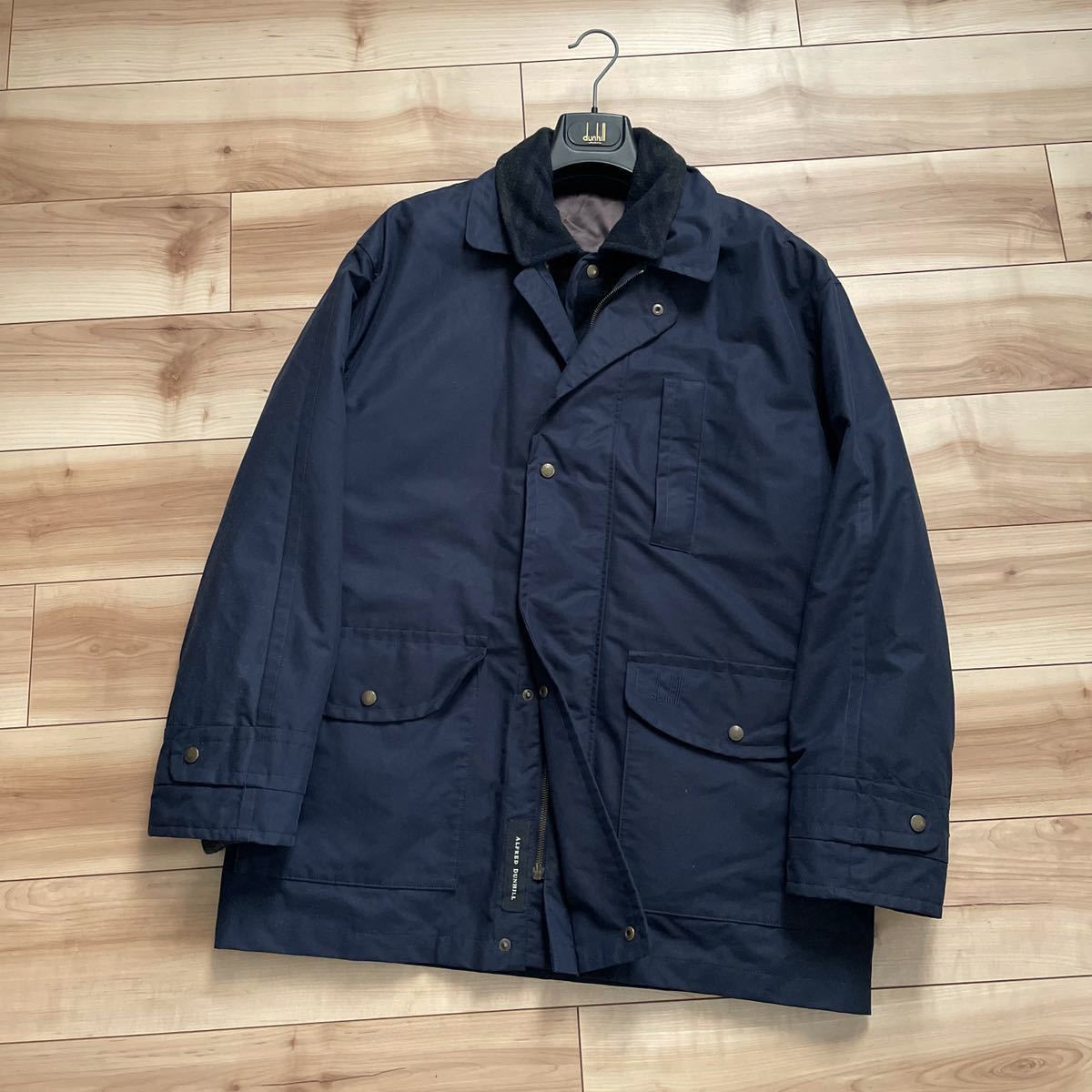 美品】【イタリア製】dunhill ダンヒル 3WAY キルティングライナー付 