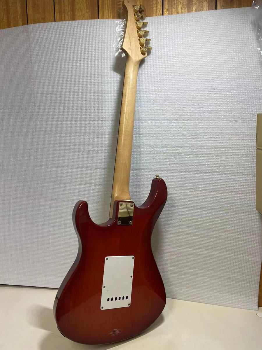 YAMAHA ヤマハ PACIFICAエレキギター オレンジ×ホワイト 弦楽器 ソフト