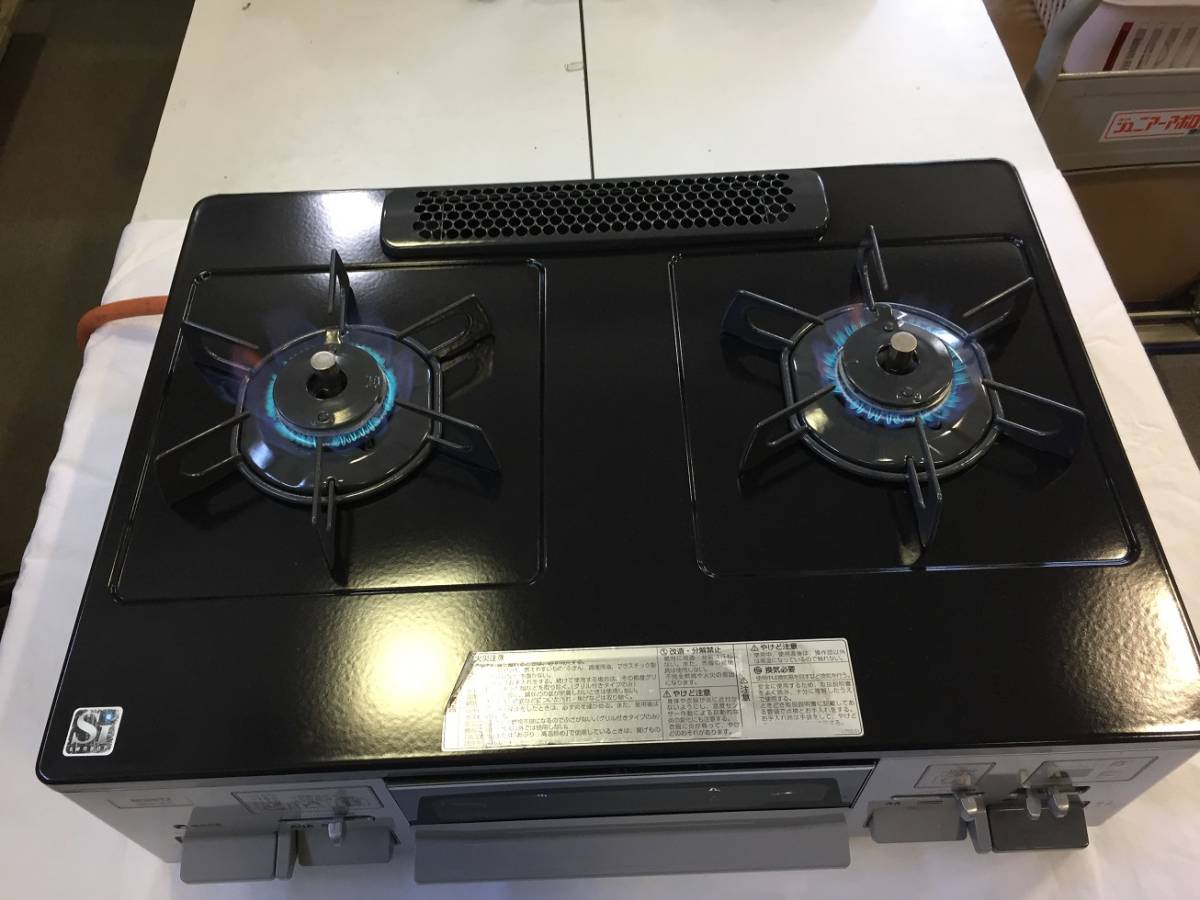 美中古☆プロパンガス☆ガスコンロ☆ガステーブル☆簡易清掃済☆
