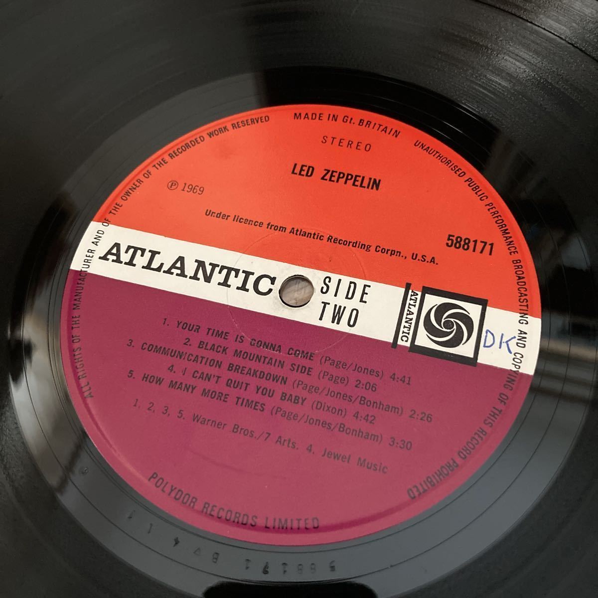 Led Zeppelin 1st 英国オリジナルステレオ盤 ZEPPELIN A1⁄B4マト