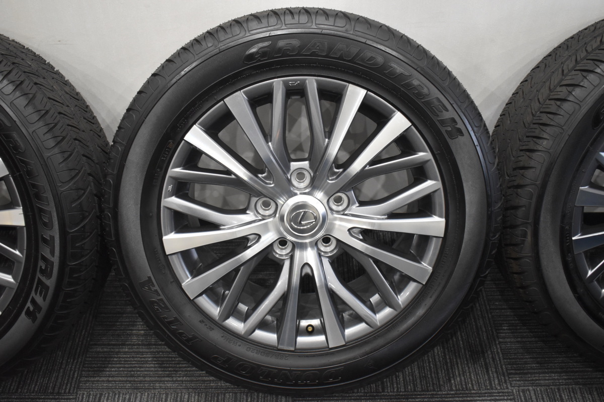 レクサス LX570 285/50R20 純正アルミホイールセット