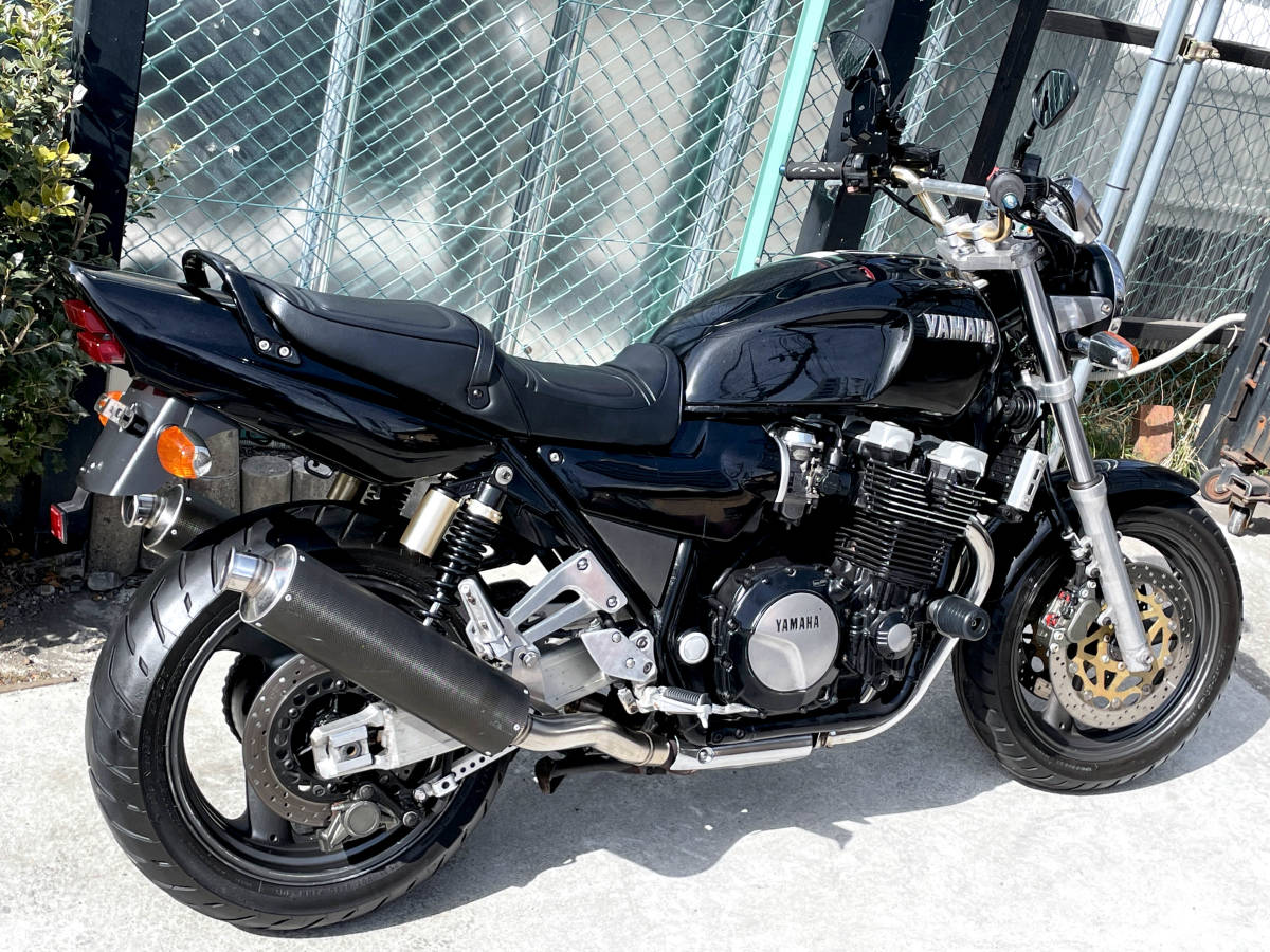 ☆1円売切り☆ XJR1200 4KG ☆動画☆ 車検R6年1月 社外スリップオン