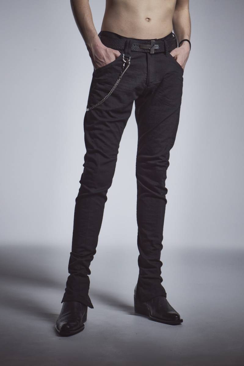定価33000円 新品 □ kiryuyrik 20AW Zip Curve Pants 裾ジップ カーブ