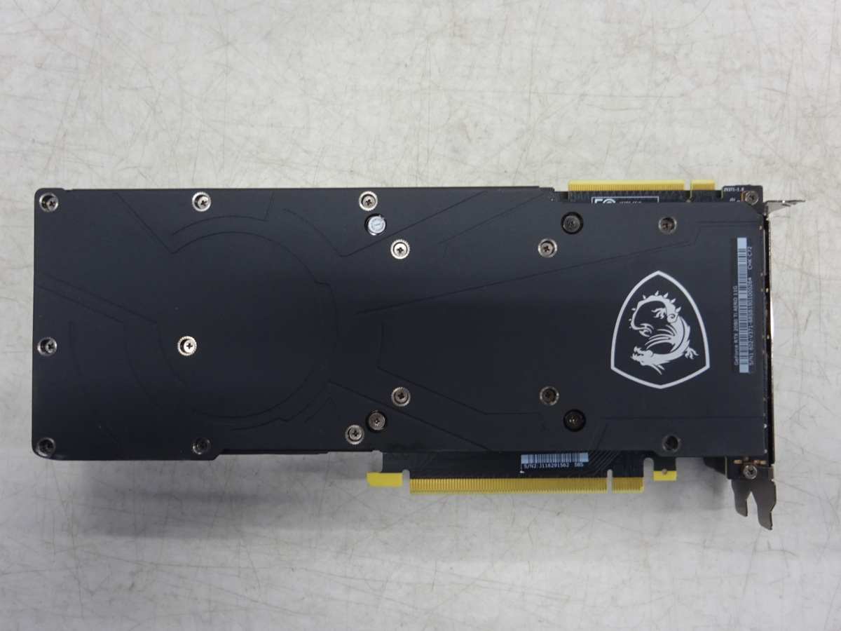 グラフィックボード MSI GeForce RTX 2080 Ti AERO 11GB ジャンク