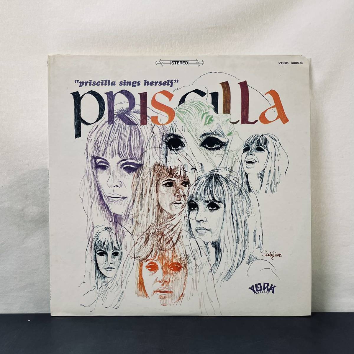 ☆LP☆USオリジナル盤☆STEREO☆美盤☆希少☆PRISCILLA SINGS HER SELF