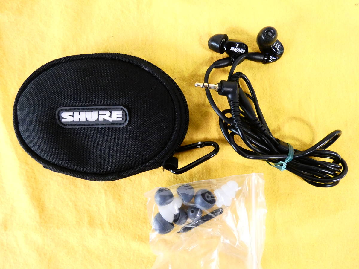 品質保証，得価 SHURE イヤホン SEシリーズ SE315 有線タイプ カナル型 ブラック SE315-K-J 音響機器 オーディオ @送料370円(シュア)｜売買されたオークション情報、yahooの商品情報をアーカイブ公開 - オークファン シュア