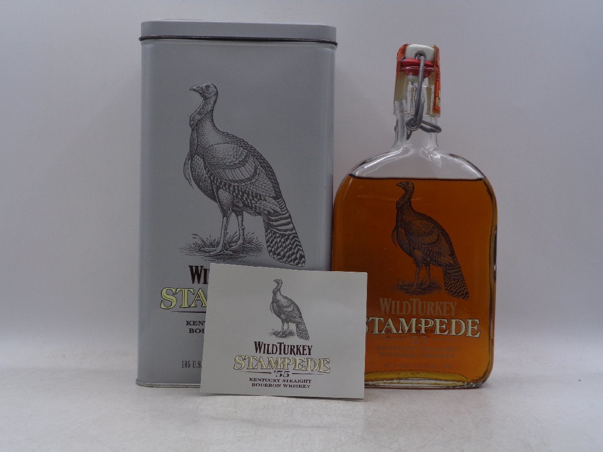 未開封 古酒 WILDTURKEY STAMPEDE'55 ワイルドターキー 同梱OK商品】WILD TURKEY STAMPEDE 55 ワイルド ターキー スタンピード