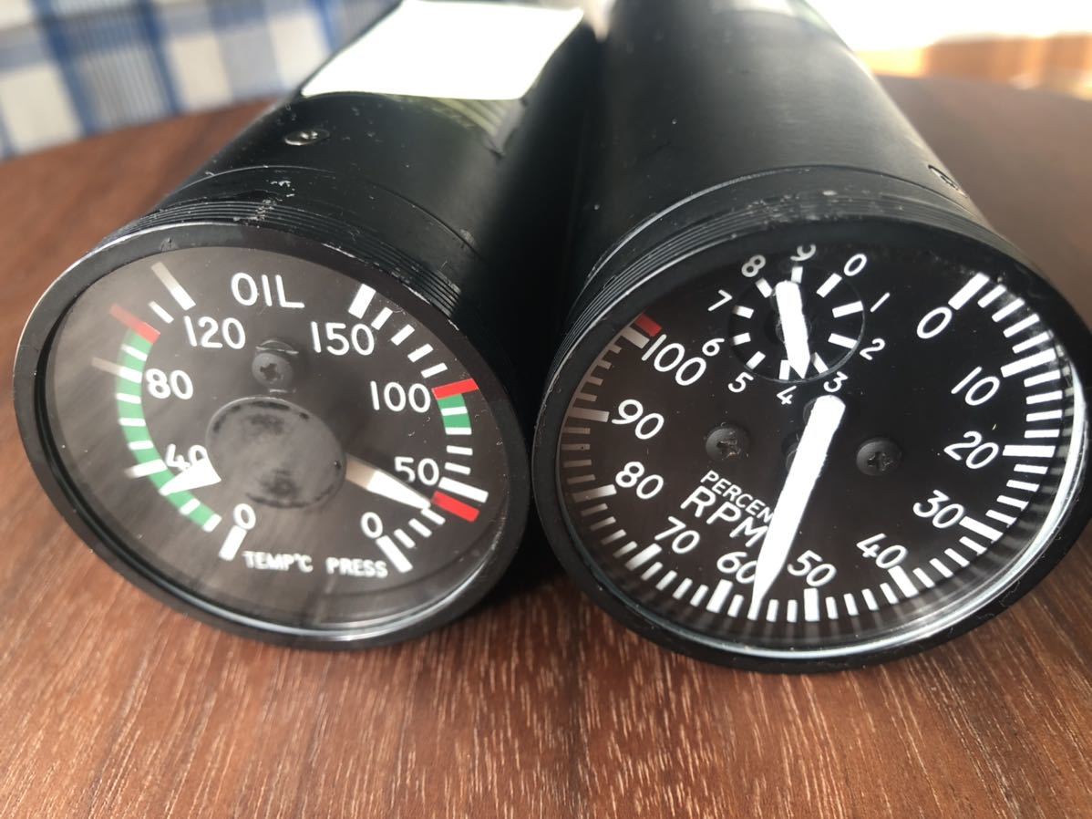 航空機計器5個セット ジャンク品航空機計器 セスナ機／昇降計 -