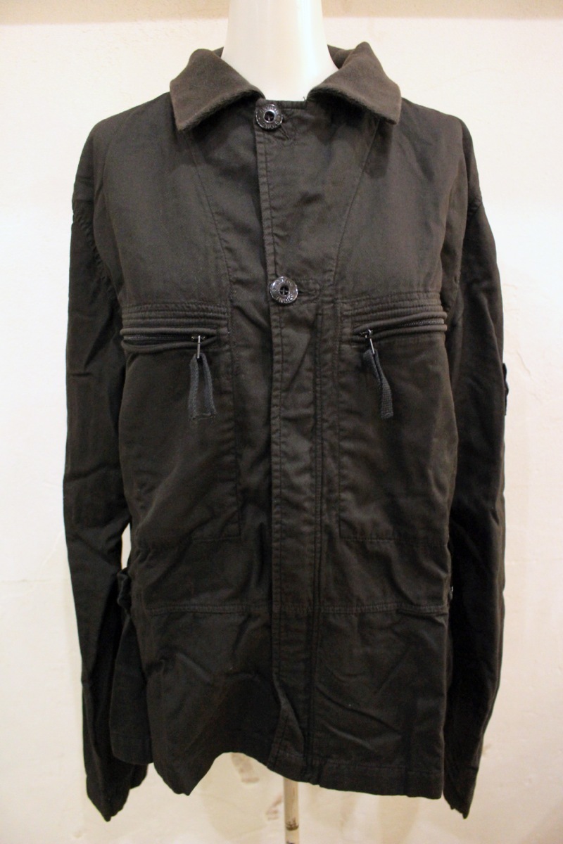 ストーンアイランド STONE ISLAND ブラック ミリタリージャケット 1823 