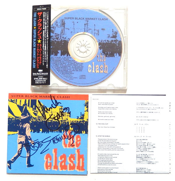 ☆【 ザ・クラッシュ ／ The Clash 】直筆サイン入りCD☆ジョー