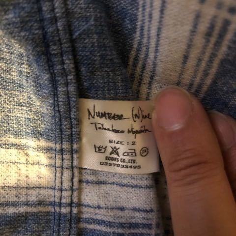 Number (N)ine ナンバーナイン 2003SS/AW Touch me I'm sick-A NEW