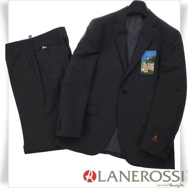 【全国無料，新作登場】 1円 定価8万 イタリア生地 LANEROSSI ラネロッシ マルゾット ウール毛 ストライプ二つ釦スーツ 92A5 総裏 ノータック 8614(Mサイズ)｜売買されたオークション情報、yahooの商品情報をアーカイブ公 Mサイズ